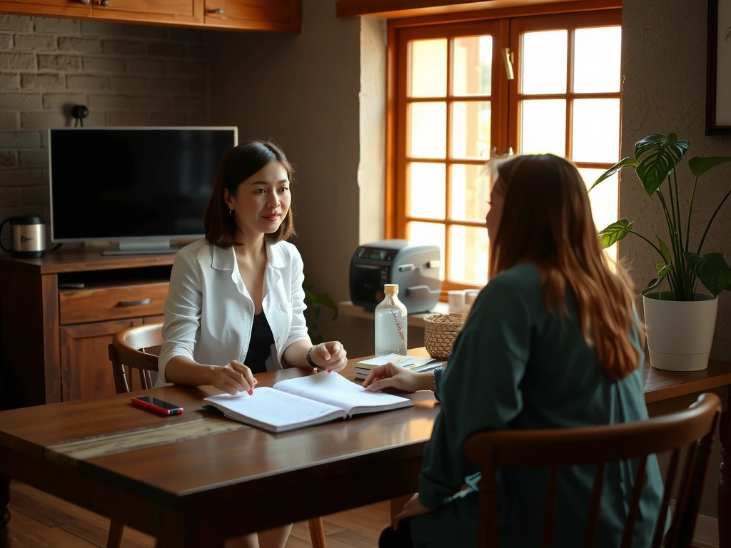 ภาพบรรยากาศการปรึกษาโภชนาการ